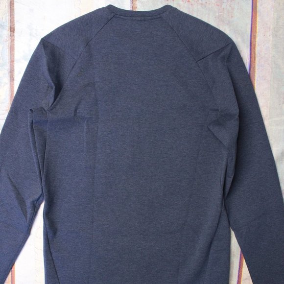 RYU Respect Your Universe Men's Ethos Crew Sweater in Heather Navy MRSP $108 - Picture 2 of 3